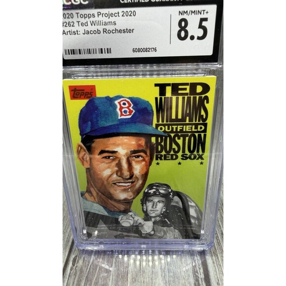 Topps Project 2020~1954 Ted Williams #262 By Jacob Rochester  2020 Topps Project 2020 - 1954 Topps Ted Williams #262 Jacob Rochester /2219